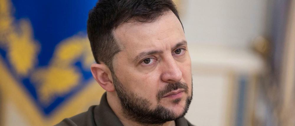 Der ukrainische Präsident: Wolodymyr Selenskyj.