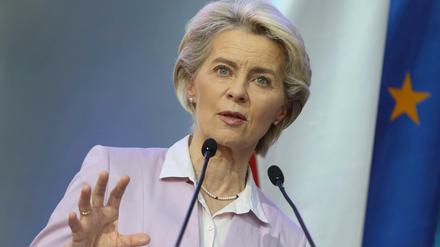 EU-Kommissionspräsidentin Ursula von der Leyen besuchte am Donnerstag Polen.