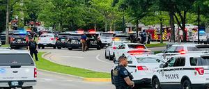 Polizeieinsatz nach einem Amoklauf im St. Francis Hospital von Tulsa im US-Bundesstaat Oklahoma.