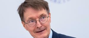 Bundesgesundheitsminister Lauterbach beim Ärztetag Ende Mai. 