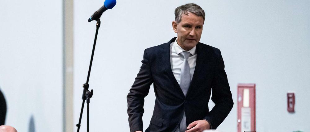 Björn Hoecke bei einer AfD-Tagung im April 2021.