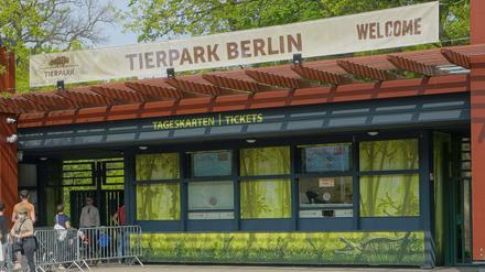Eingang zum Berliner Tierpark.