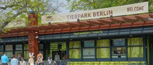 Eingang zum Berliner Tierpark.