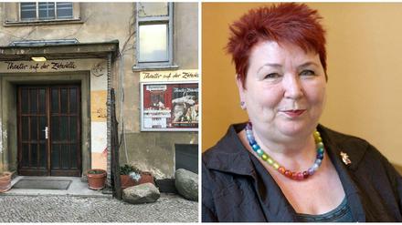 Das kleine Theater und seine Chefin.
