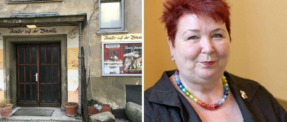 Das kleine Theater und seine Chefin.