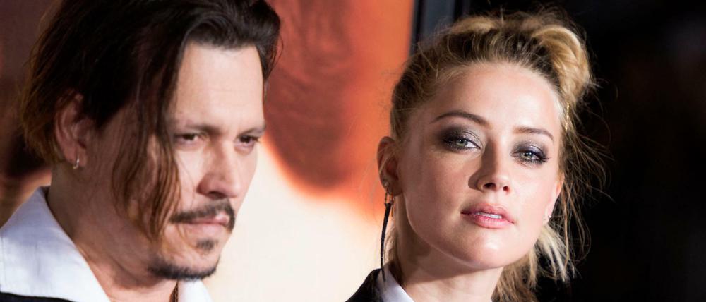 Johnny Depp und Amber Heard 2015 auf einer Filmpremiere.