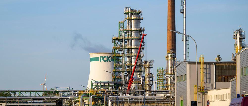 Die PCK-Raffinerie in Schwedt hängt von der Druschba-Pipeline ab.