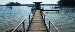 Das Strandbad am Tegeler See.