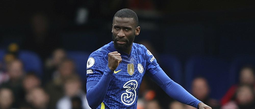 Noch in London, bald in Madrid. Antonio Rüdiger im Trikot von Chelsea.