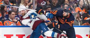 Für Leon Draisaitl (r.) ist die Saison vorbei.