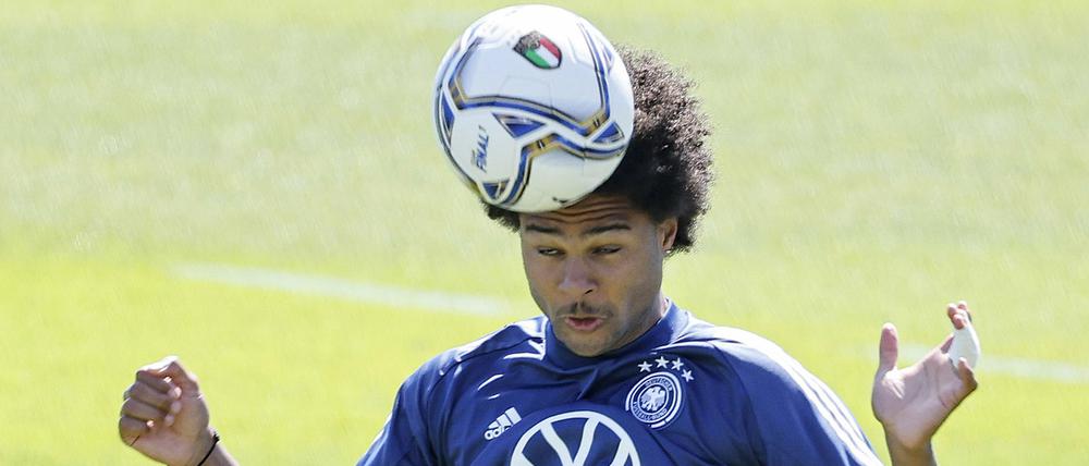 Gute Haltungsnoten. Serge Gnabry hat mit 20 Treffern in 31 Länderspielen die beste Torquote der aktuellen Nationalspieler.
