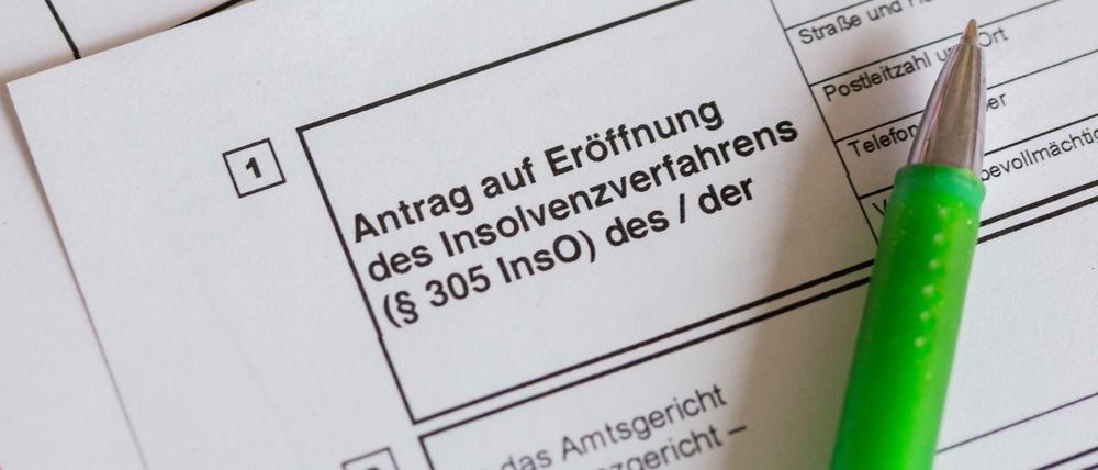 Anfang 2021 war die Anzahl der Insolvenzanträge deutlich gestiegen. Zuvor war eine Gesetzesänderung in Kraft getreten.