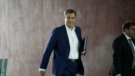 Markus Söder bei einem Termin im Kanzleramt.