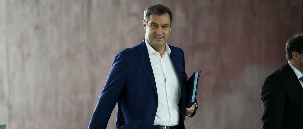 Markus Söder bei einem Termin im Kanzleramt.