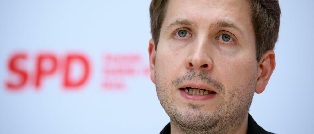 SPD-Generalsekretär Kevin Kühnert kritisiert den Vonovia-Chef.