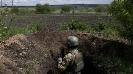 Ein ukrainischer Beobachtungsposten in der Region Kharkiv. (Symbolbild)