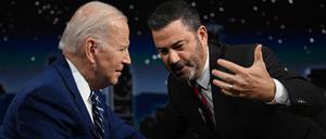 US-Präsident Joe Biden zu Gast beim Talkshow-Moderator Jimmy Kimmel
