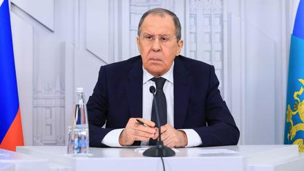 Sergej Lawrow ist Außenminister von Russland.