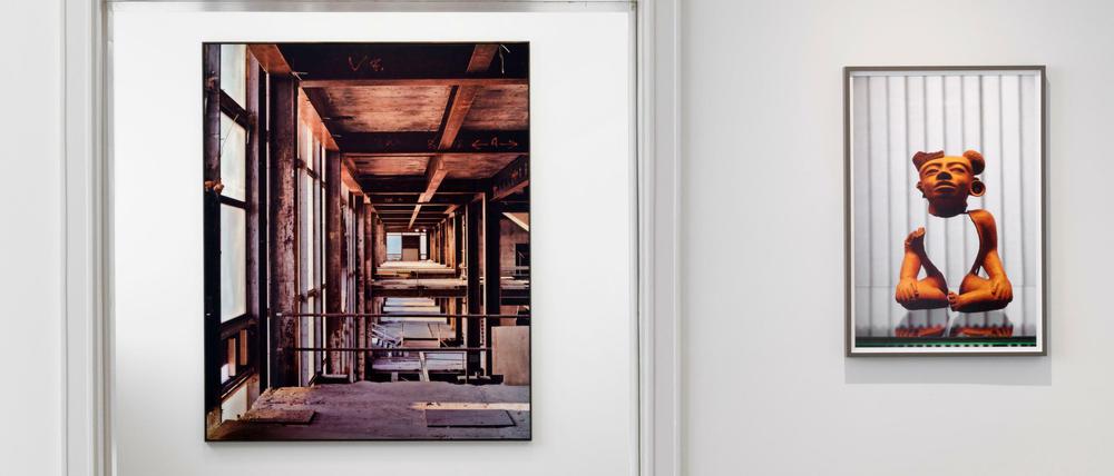 Thomas Florschuetz im Haus am Waldsee: Die Ausstellung  „Überlagerungen“ zeigt vorwiegend Fotografien von Architekturen und Interieurs.
