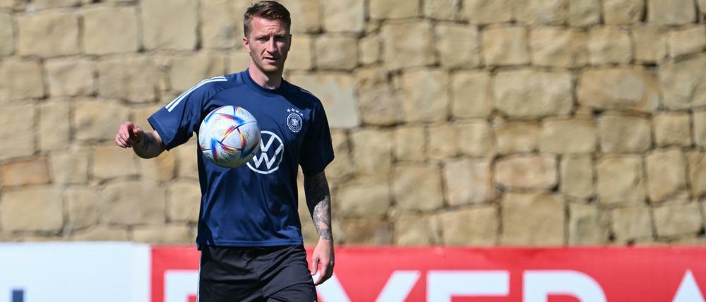 Aus besseren Tagen. Beim Trainingslager in Marbella war Marco Reus noch guter Dinge.
