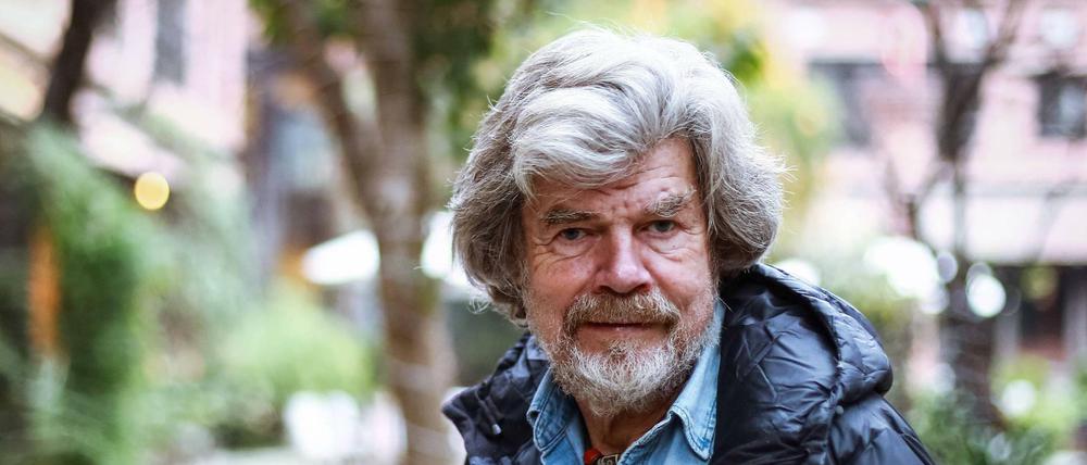 Reinhold Messner am 28. Dezember 2021 in Bhaktapur, Nepal.