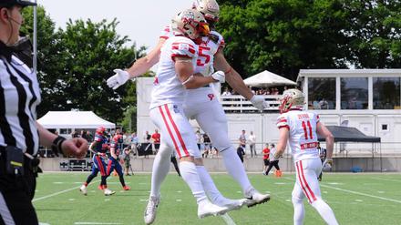 Die Footballer von Berlin Thunder wollen hoch hinaus im Spiel gegen die Istanbul Rams.