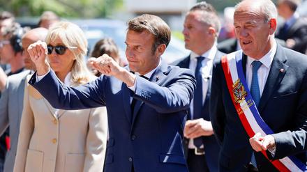 Frankreichs Präsident Emmanuel Macron kann mit einem Sieg bei den Parlamentswahlen rechnen.