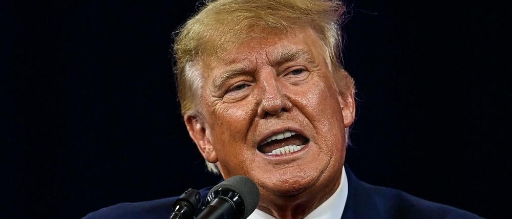 Der ehemalige US-Präsident Donald Trump.