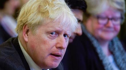Der britische Premier Boris Johnson bei einer Kabinettssitzung in London. 