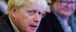 Der britische Premier Boris Johnson bei einer Kabinettssitzung in London. 