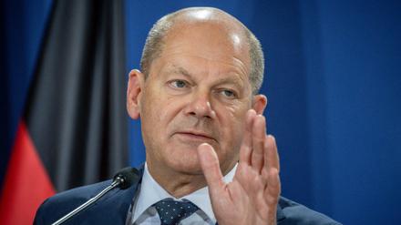 Bundeskanzler Olaf Scholz (SPD).