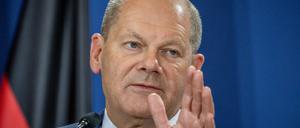 Bundeskanzler Olaf Scholz (SPD).