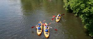 Paddeln auf dem Landwehrkanal - eine Alternative zum üblichen Sightseeing.