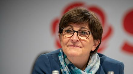 Will mit der FDP über die Schuldenbremse und die Finanzen reden - im nächsten Koalitionsausschuss: SPD-Chefin Saskia Esken.