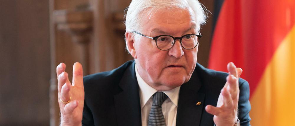 Frank-Walter Steinmeier sorgt sich um den Zusammenhalt in der Gesellschaft.