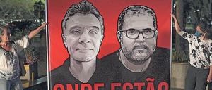 Das Schicksal von Dom Phillips (links) und Bruno Pereira bleibt ungewiss.