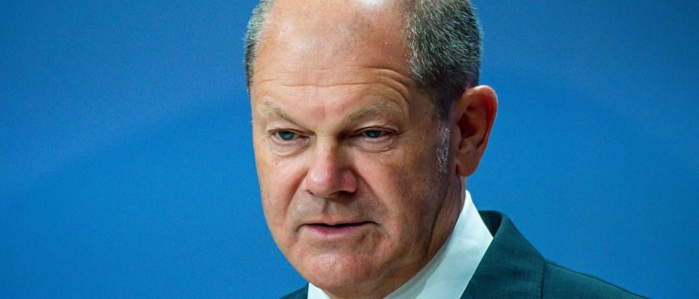 Bundeskanzler Olaf Scholz (SPD).