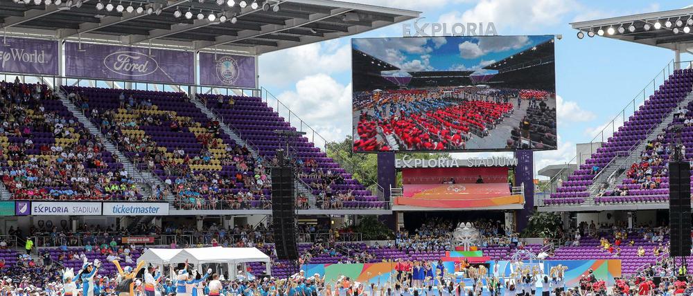 Ein Bild von der Eröffnungsfeier zu den Special Olympics in den USA vor wenigen Tagen. 