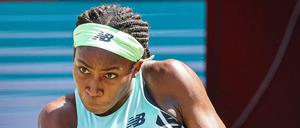 Coco Gauff zeigt auch in Berlin ihr druckvolles Tennis.