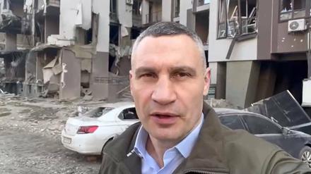 Kiews Bürgermeister Vitali Klitschko (am 28. April 2022 in Kiew)