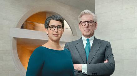 Shakuntala Banerjee und Theo Koll wechseln sich bei den "Sommerinterviews" in "Berlin direkt".