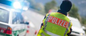 Grenzkontrolle in Bayern.