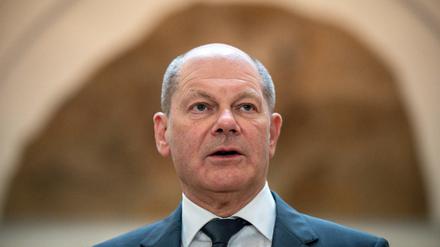 Bundeskanzler Olaf Scholz (SPD).