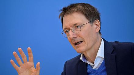Bundesgesundheitsminister Karl Lauter (SPD) am 22. April 2022 in Berlin 