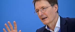 Bundesgesundheitsminister Karl Lauter (SPD) am 22. April 2022 in Berlin