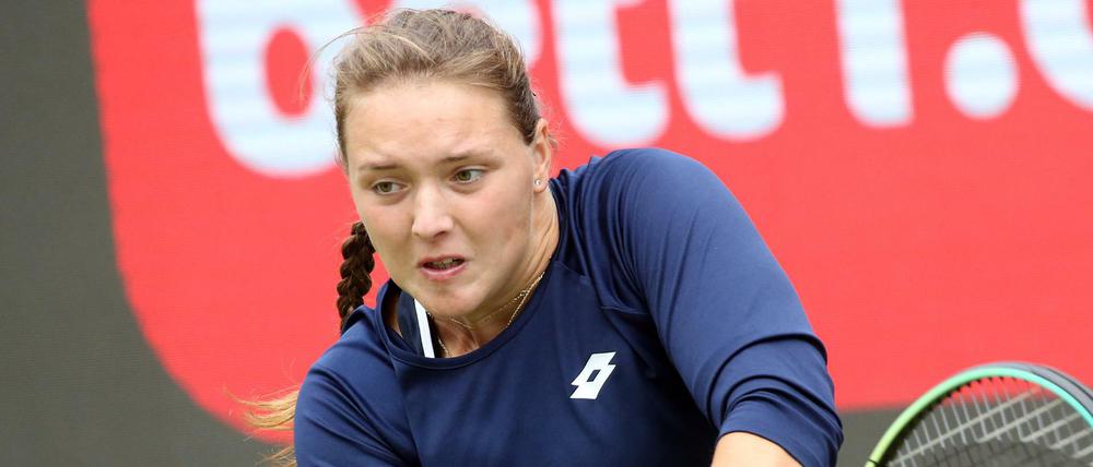 Gut gekämpft. Am Ende aber verlor Jule Niemeier ihr Erstrundenmatch gegen Belinda Bencic aus der Schweiz in drei Sätzen.