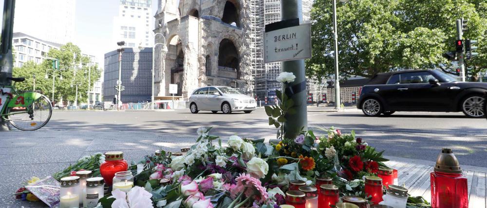 Gedenken an die Opfer der Amokfahrt am Kurfürstendamm, Tauentzienstrasse in Berlin. (Archivfoto)