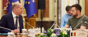 Olaf Scholz will bisher nicht alle militärischen Wünsche der Ukraine erfüllen.