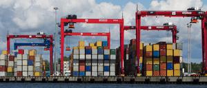 Container im Hafen von Kaliningrad (Archivbild)