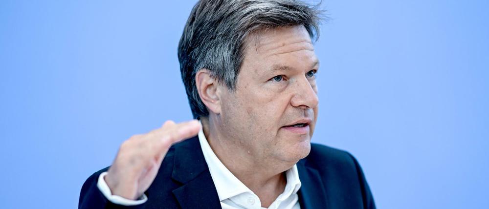 Robert Habeck sieht Probleme bei der Energieversorgung auf Deutschland zukommen.